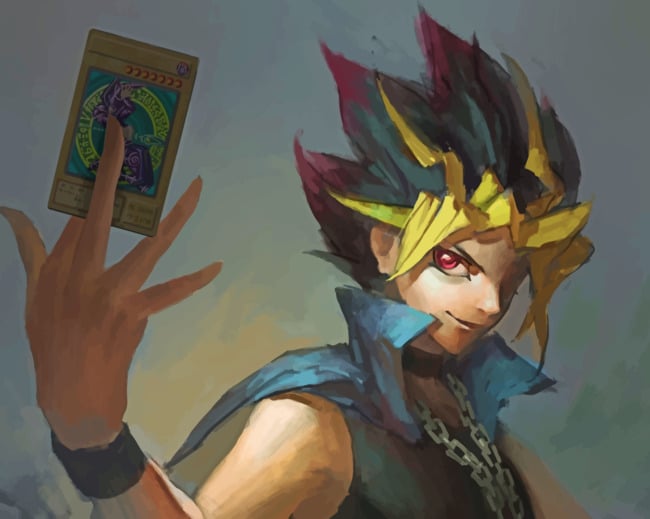 Yugi Anime Character paint by numbers
