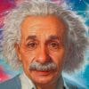Albert Einstein Portrait paint by numbers