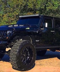 Black Jeep Car paint by numbers
