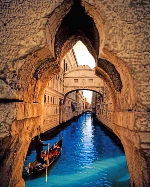 Bridge Of Sighs Italy paint by numbers