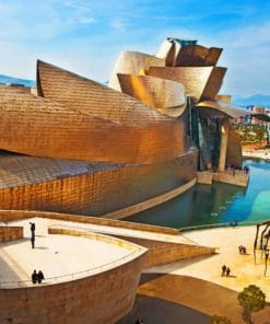 Spanish Art Museum In Bilbao paint by numbers