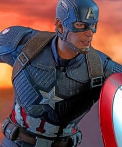 Captain America Toy paint by numbers
