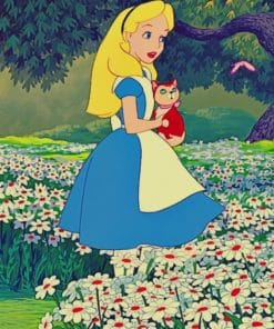 Cartoon Alice In Wonderland paint by numbers