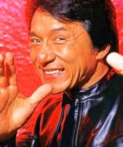Chinese Actor Jackie Chan paint by numbers