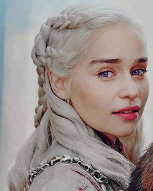 Game Of Thrones Emilia Clarke paint by numbers