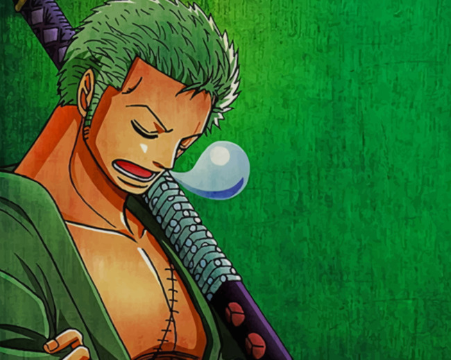 One Piece Roronoa Zoro - Animations Paint By Numbers - NumPaint - Paint ...
