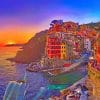 Cinque Terre National Park paint by numbers