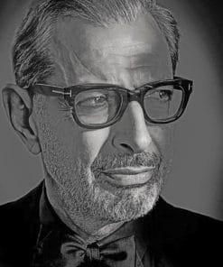 Jeff Goldblum Portrait paint by numbers