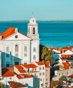 Lisbon Portuguese City paint by numbers