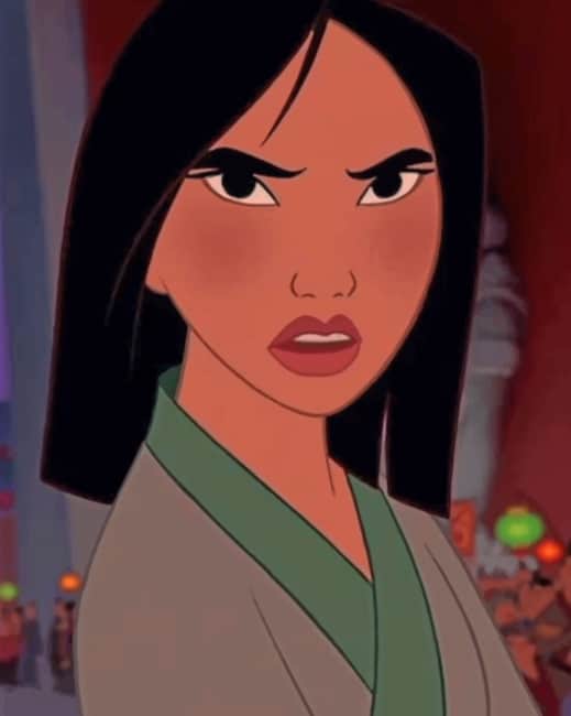 Angry Mulan Animation Paint By Numbers Num Paint Kit