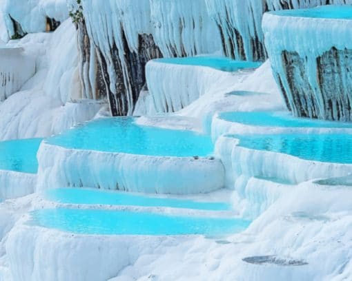 Pamukkale Turkey paint by numbers