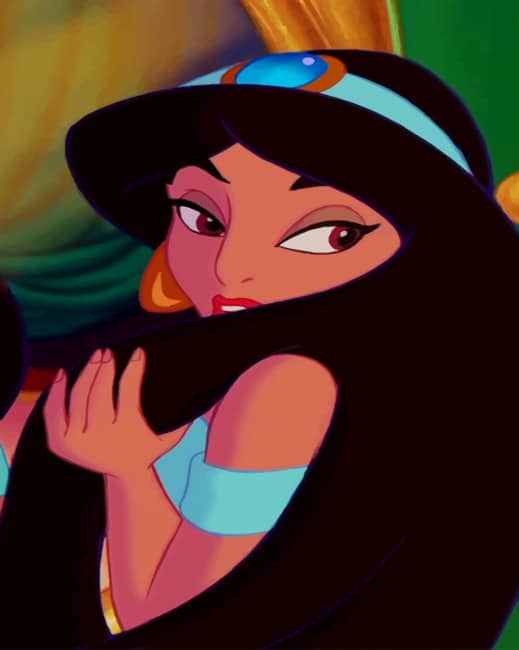 Princess Jasmine Aladdin - Animatios Paint By Numbers - Paint by numbers