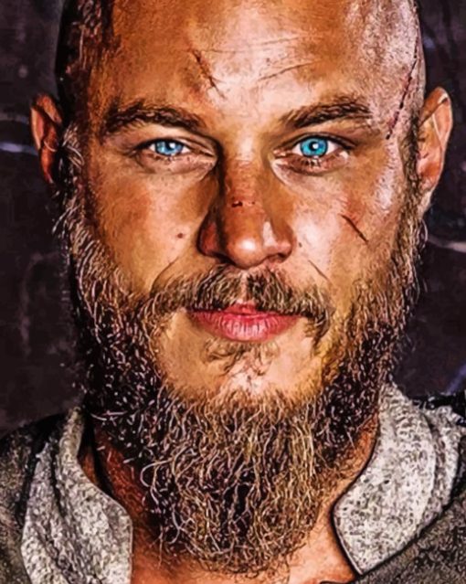 Ragnar Lothbrok paint by numbers