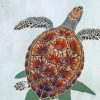 Sea Turtle In The Beach paint by numbers