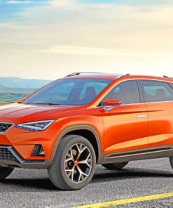 Seat Concept Crossover Orange paint by numbers