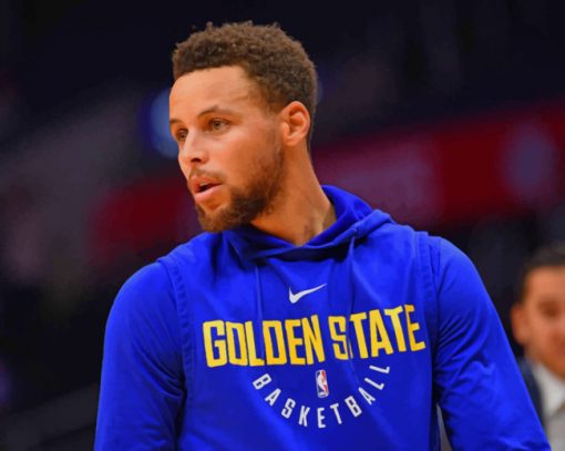 Stephen Curry Golden State Warriors paint by numbers