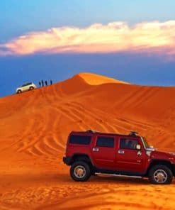 Hummer In The Desert paint by numbers