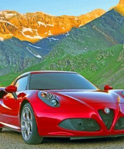 2014 Alfa Romeo 4C Paint By Numbers