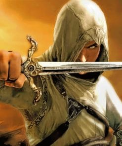 Assassin Creed Fantasy Warrior paint by numbers