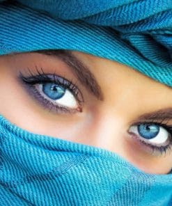 Blue Eyes Girl Paint By Numbers