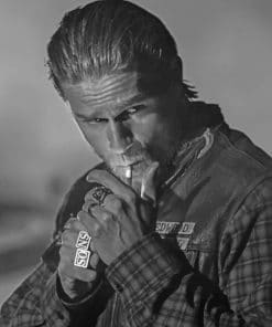Charlie Hunnam From Sons Of Anarchy paint by numbers