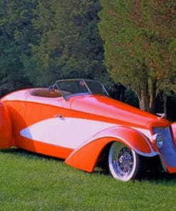 Chip Foose Boattail Speedster paint by numbers