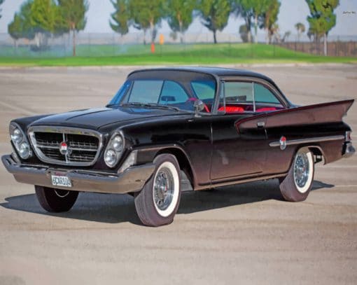 Classic 1961 Chrysler 300g paint by numbers