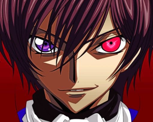 Code Geass Lelouch Lamperouge paint by numbers