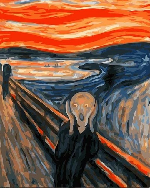 The Scream Edvard Munch Paint by numbers