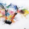 Colored Cattle paint by numbers