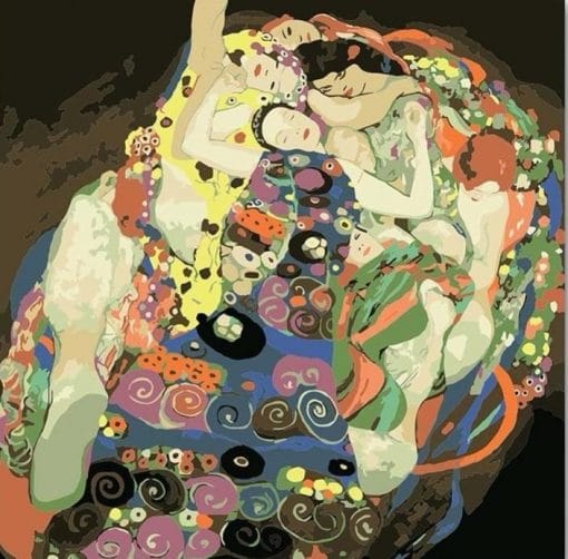 The Maiden Gustav Klimt Paint by numbers