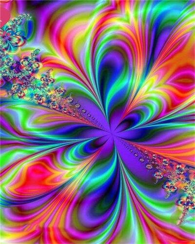 Beautiful Color Fractals paint by numbers