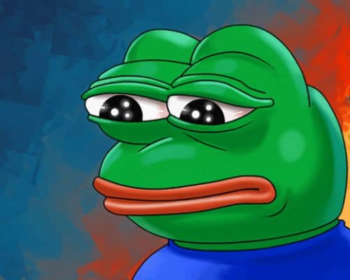 Feels Bad Man Pepe Frog - Cartoons Paint By Numbers - Num Paint Kit