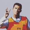 Funny Cristiano Ronaldo paint By Numbers