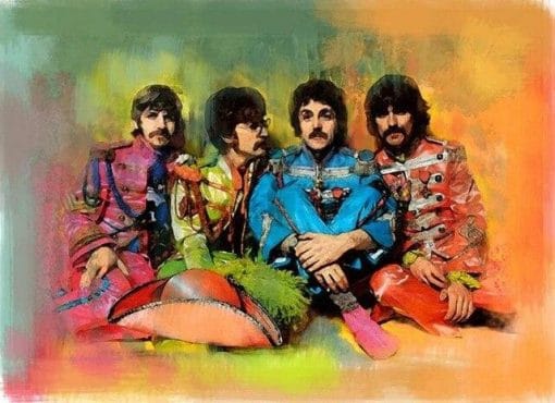 Band The Beatles Paint By Numbers