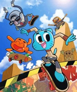 Gumball Characters Paint By Numbers