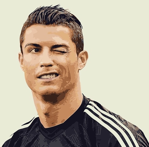 Handsome-Cristiano-Ronaldo-DIY-Sport-Paint-By-Numbers-PBN-7305