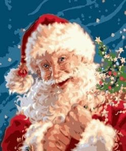 Happy Santa Claus paint by numbers