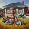 Harley Davidson Motorcycles paint by numbers
