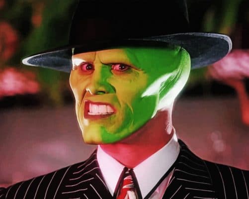 Jim Carrey In The Mask - Movies Paint By Numbers - Num Paint Kit