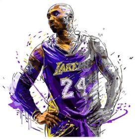 Legendary Kobe Bryant paint By Numbers