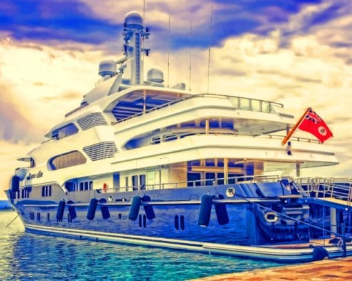 Luxury Yacht Paint By Numbers