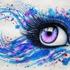 Multi Colored Eyes paint by numbers