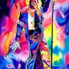 Multi Color Michael Jackson Paint By Numbers