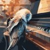 Owl On Piano Paint by numbers