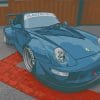 Porsche Rauh Welt paint by numbers