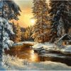 RUOPOTY-Frame-Picture-Sunset-Snow-DIY-Painting-By-Numbers-Landscape-Handpainted-Oil-Painting-Modern-Wall-Art