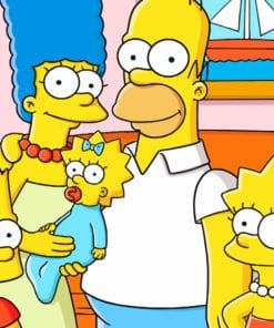 The Simpsons Family Paint By Numbers