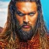 Strong Aqua Man Paint By Numbers