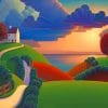 Paul Corfield Charming Landscape paint by numbers
